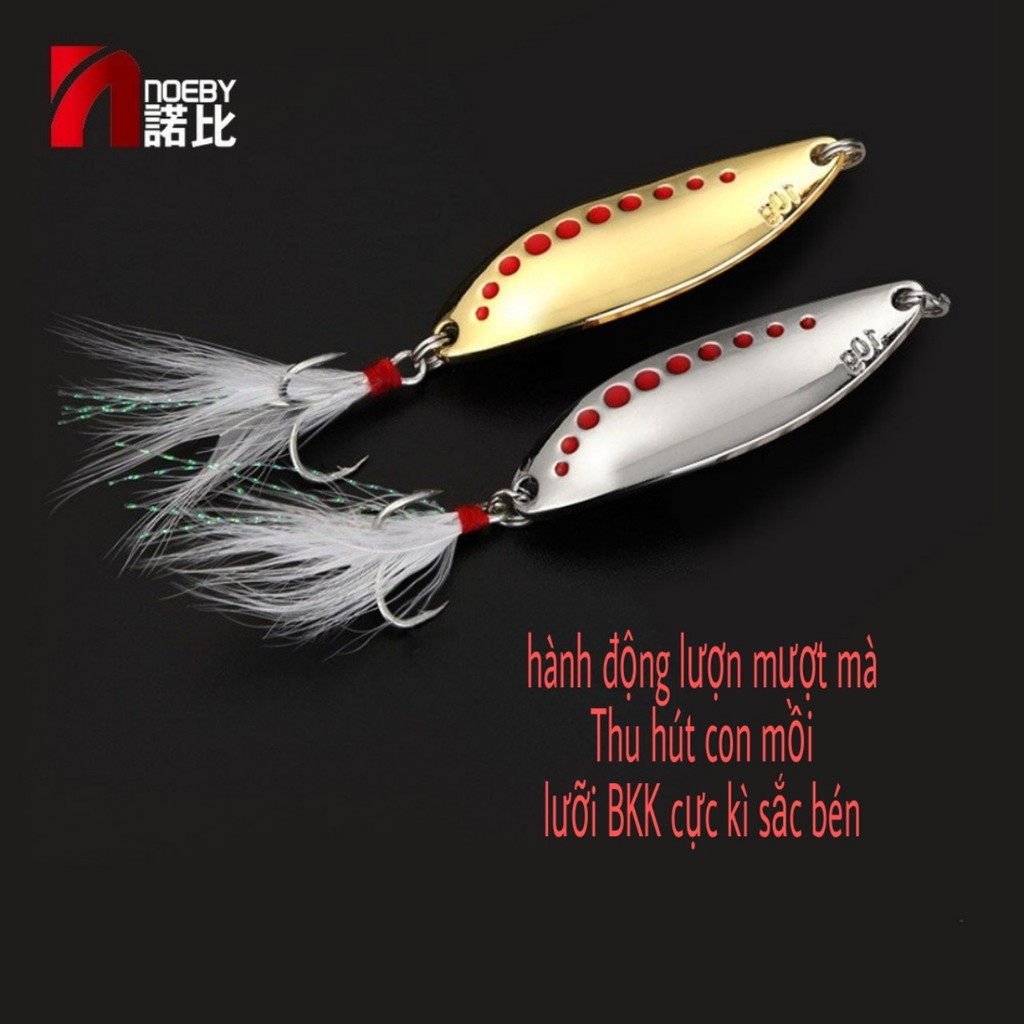 Mồi Câu Lure Thìa Lượn  Spoon NoebyHàng Chính HãngMồi Thìa Lure _ Lure _25
