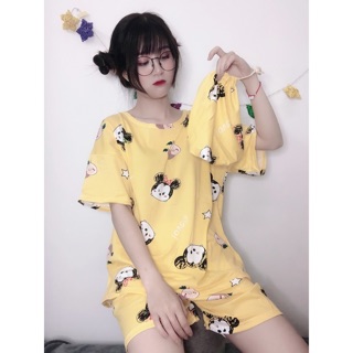 Bộ ngủ lụa ♛ Đồ ngủ nữ lụa satin cao cấp mẫu mới hot