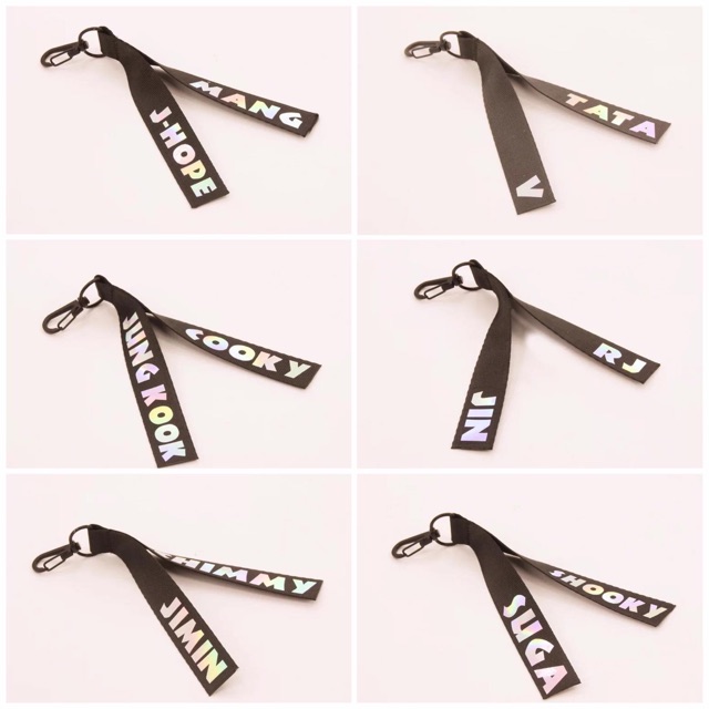 Nametag, strap BTS x BT21