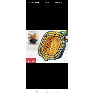 Set 6 món rổ và chậu