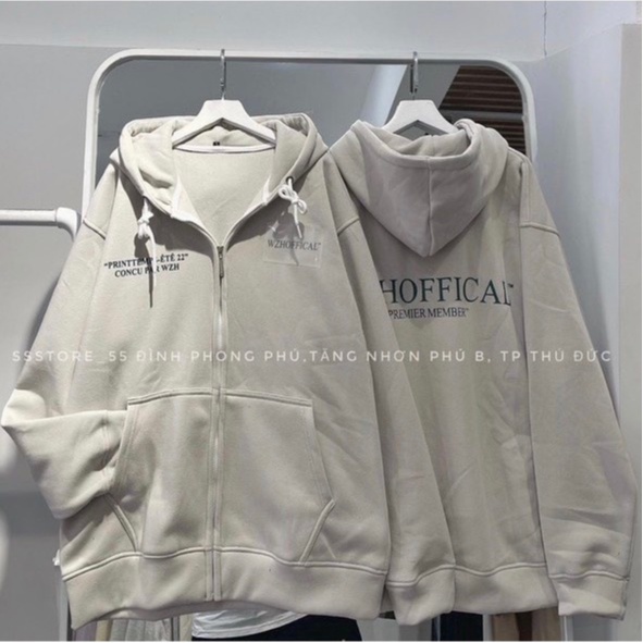 Áo Hoodie Có Khoá Với Hoạ TIết In Lên Áo Siêu Đẹp Cho Nam nữ