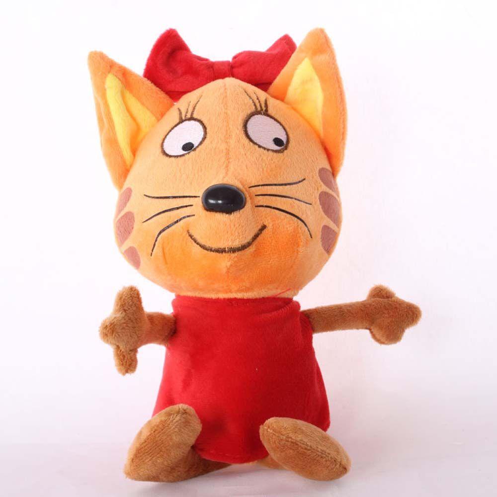 Mèo Nhồi Bông Mềm Mại 25CM Trang Trí Nhà Cửa