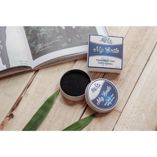 Bột trắng răng than hoạt tính my smile từ than tre hoạt tính 50gr