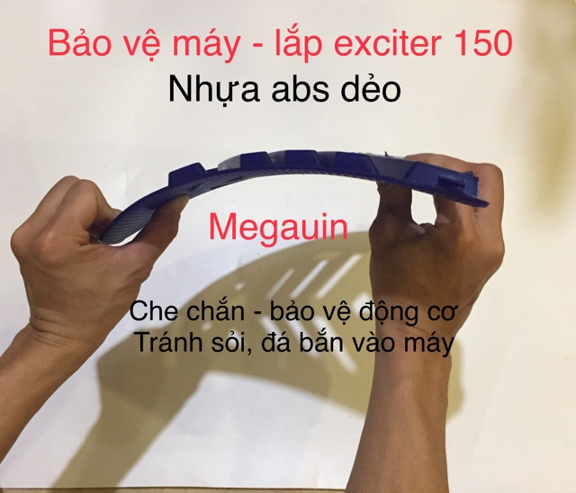 [Mã LIFEAUMAY giảm 10% tối đa 30k đơn 150k] Tam giác chắn bùn Exciter 150 / Exciter 135 bảo vệ động cơ máy