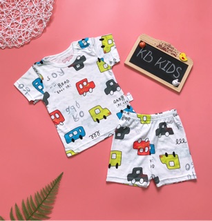 Combo 2 bộ mặc nhà cho bé