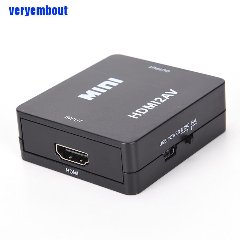 Đầu Chuyển Đổi HDMI Sang RCA AV / CVBS HD 1080P Mini HDMI2AV Video