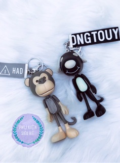 Móc Khoá Khỉ TINY Xám
