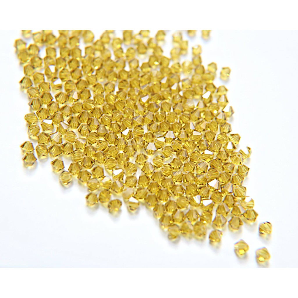 Hạt Pha Lê Swarovski 5328 - Size 4mm - Màu 385 Lime