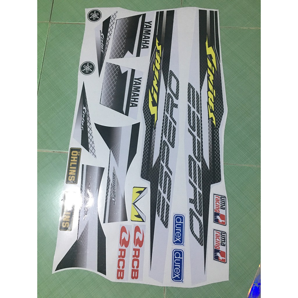 Tem sirius 50 trắng đen ESPERO