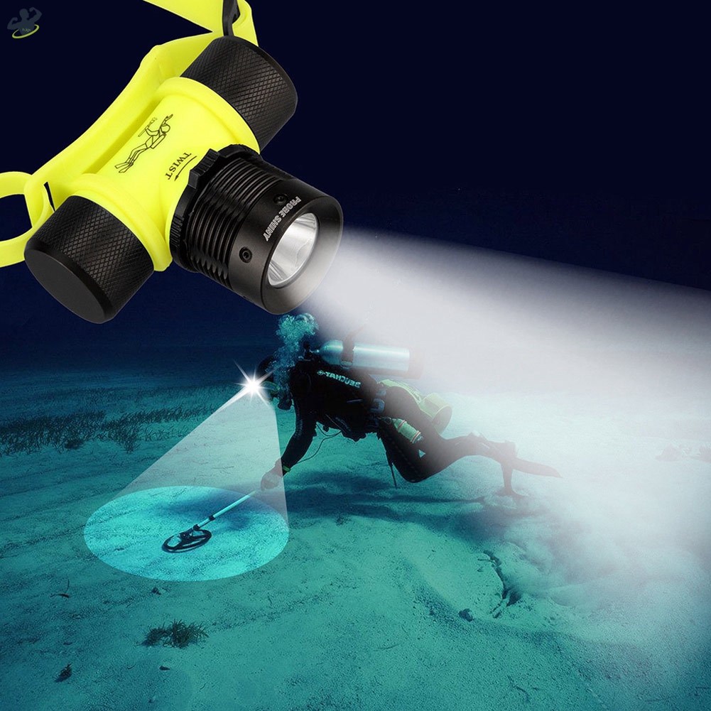 Đèn Pin Đội Đầu Siêu Sáng 2 Chế Độ Tiện Dụng Cho Hoạt Động Lặn Biển