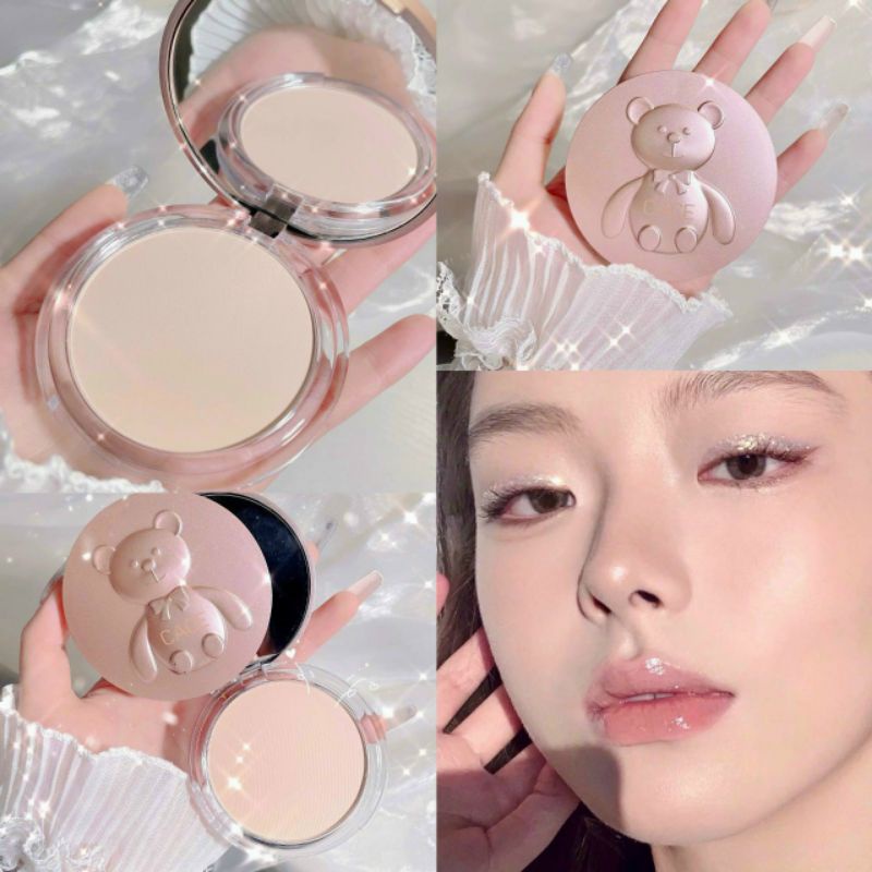 Phấn Phủ Giúp Lớp Nền Siêu Mướt, Che Phủ Khuyết Điểm CACE Bear Soft Focus Setting Powder