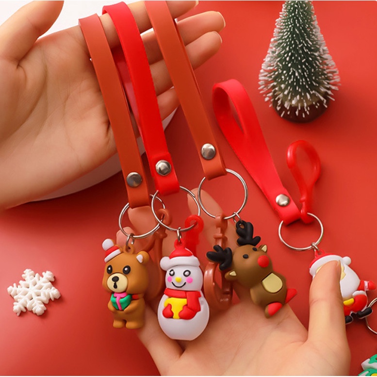 Móc khóa cute tặng quà giáng sinh an lành noel thêm ý nghĩa hơn cho bạn bè người thân