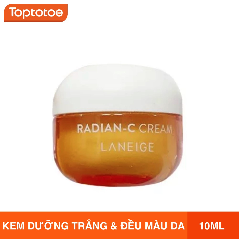 Kem Dưỡng Trắng Sáng & Đều Màu Da Laneige Radian C Cream 10ml