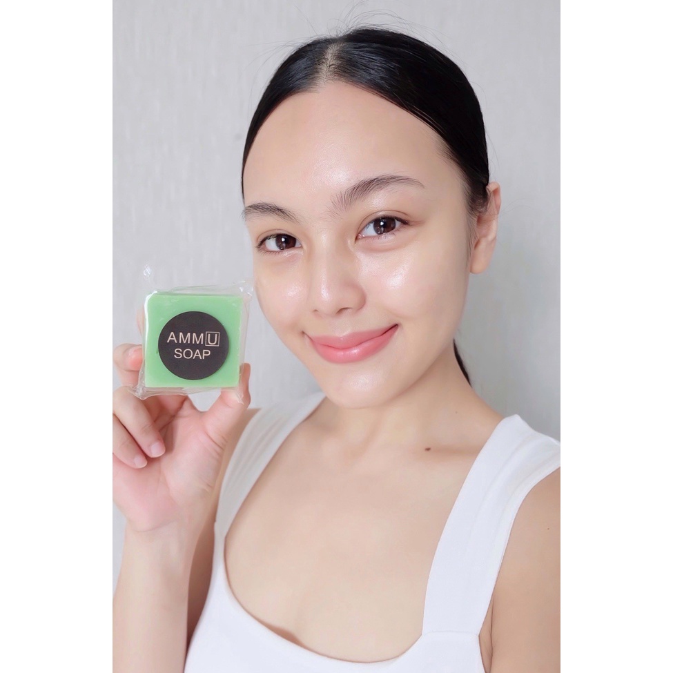 [Độc Quyền] Xà bông trắng da Thái Lan AMMU giảm mụn lưng Acne Apple Soap 65g