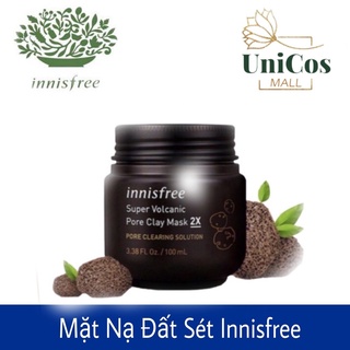 Mặt nạ đất sét Innisfree Super Volcanic giảm mụn đầu đen, làm sạch lỗ chân lông - Mặt nạ đất sét Innisfree