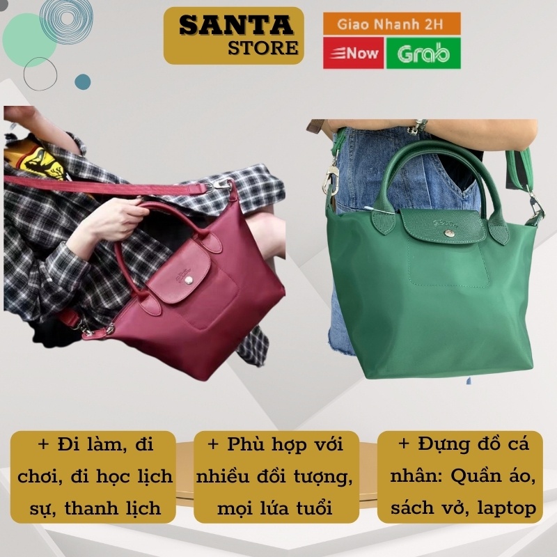 Túi xách nữ công sở đẹp SANTA STORE Longchamp LC860 thời trang cao cấp Hàn Quốc kiểu dáng basic, có size to