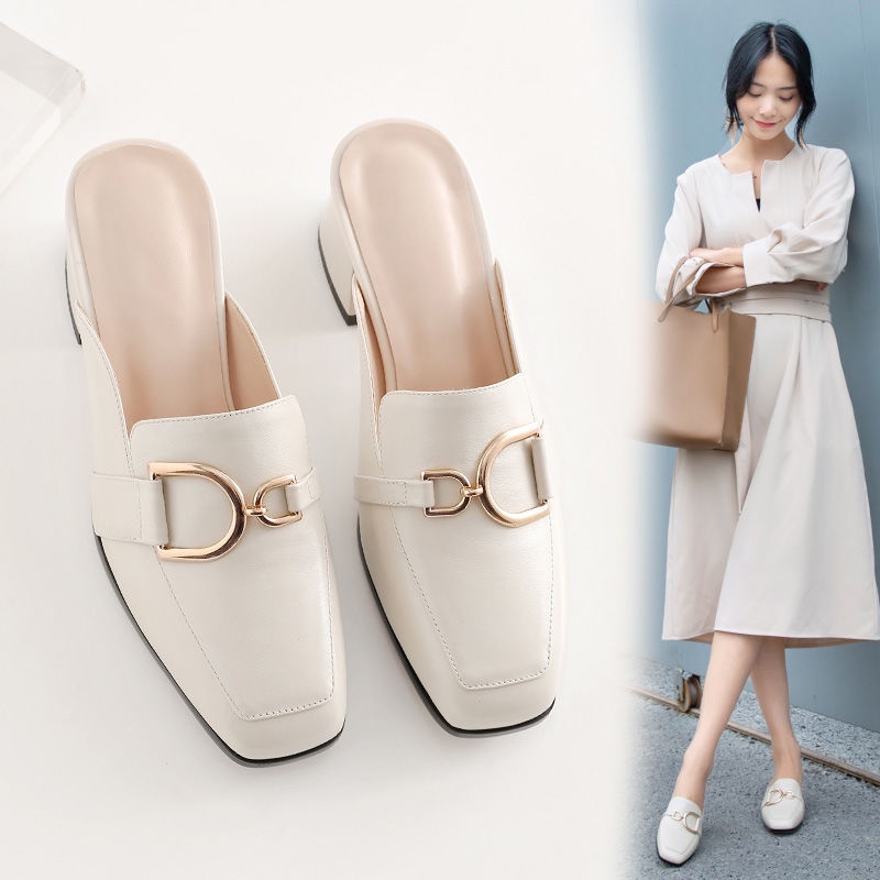 Giày Lười Đế Dày Thời Trang Mùa Hè Cho Nữ Size 34-40