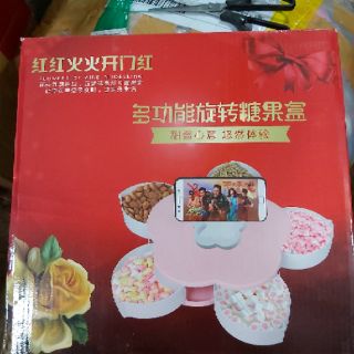 Khay mứt hình tim 5 cánh