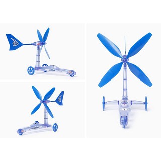 Đồ chơi lắp ráp dùng sức gió mô hình xe đua