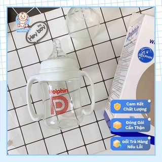 Bình sữa Dolphin cổ rộng, bình sữa sơ sinh