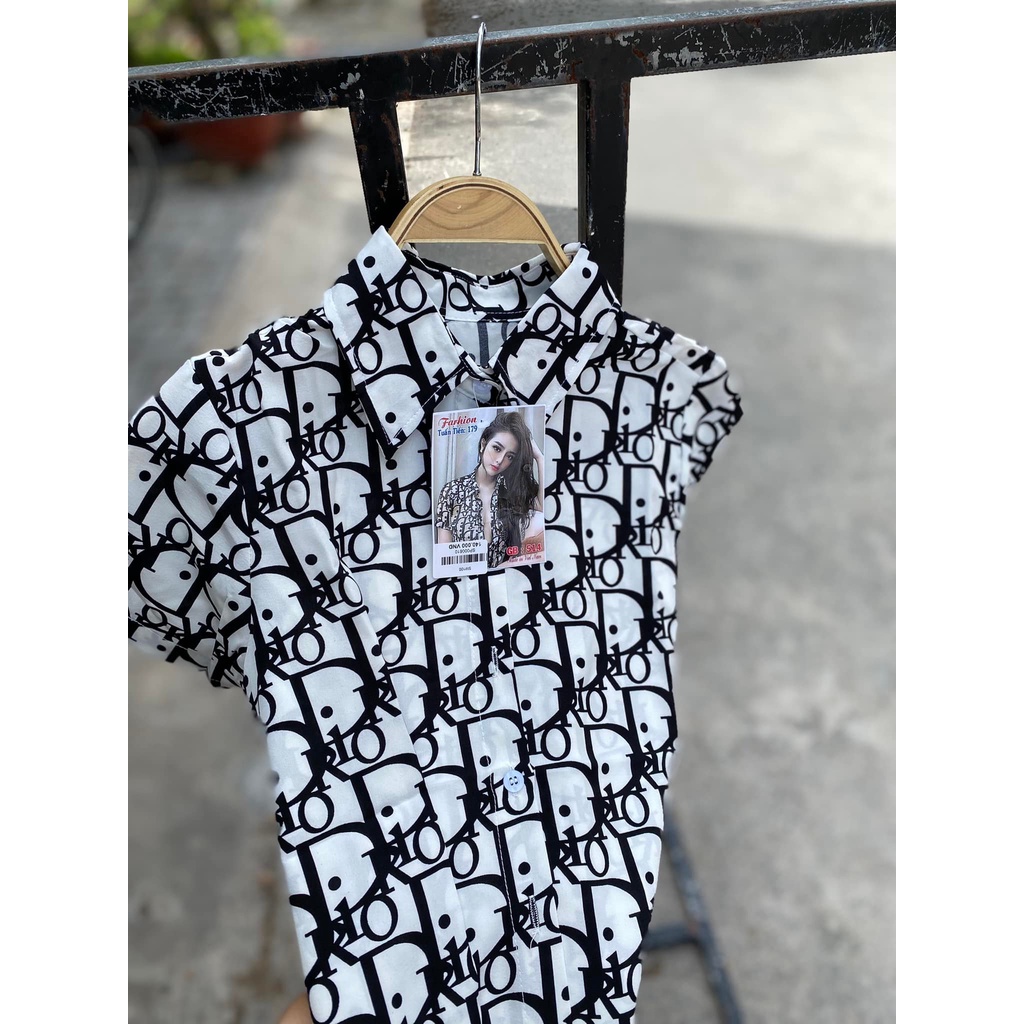 Sơ mi Dior tay ngắn