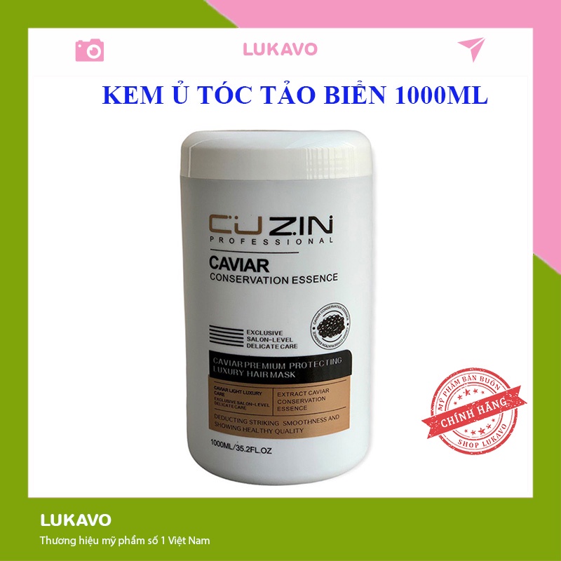 Kem ủ tóc tảo biển1000ML CUZIN - Ủ hấp tóc cung cấp dưỡng chất  tự nhiên CT82