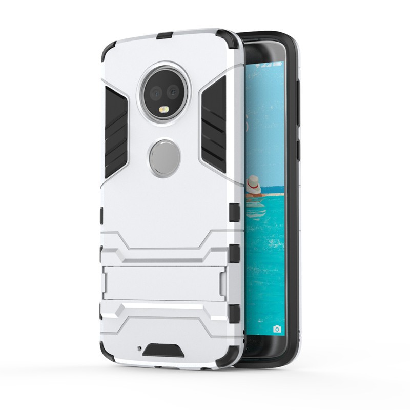 Ốp điện thoại thiết kế giáp chống sốc kiêm giá đỡ tiện dụng cho Motorola Moto G6