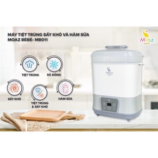 Máy hâm sữa tiệt trùng sấy khô Moaz Bebe