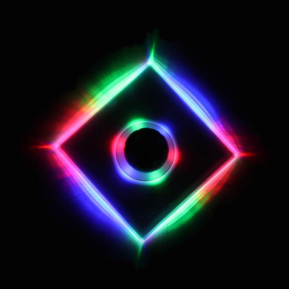 Đế Lót Ly Có Đèn LED Hình Tròn / Vuông Bằng Acrylic