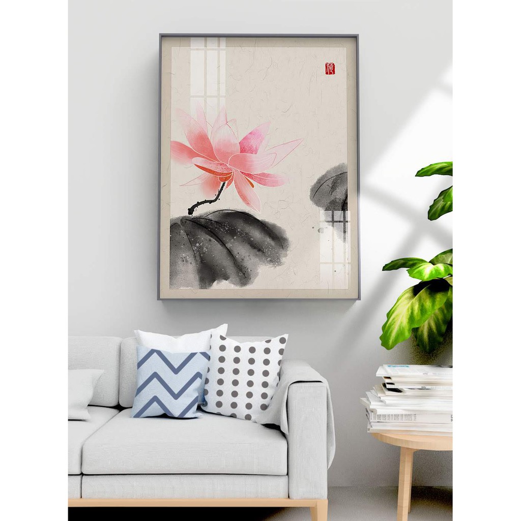 TRANH TREO TƯỜNG  CỠ ĐẠI - GIÁ RẺ KÈM KHUNG -PHONG CÁCH BẮC ÂU TRỪU TƯỢNG- MELYHOME- TB3FGC75