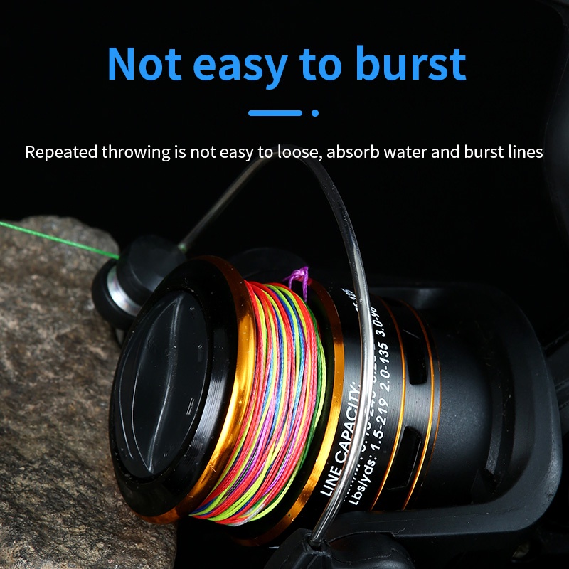 Bingolife Dây Câu Cá Bện PE Luya Nhật Bản 100m Chuyên Dụng