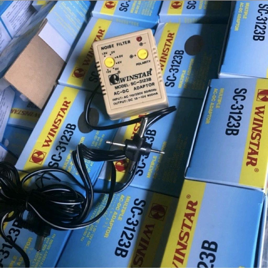 Xạc máy xăm 4 chân cắm , cục nguồn máy xăm 3123B CÓ 4 CHÂN CẮM RẤT ĐA NĂNG