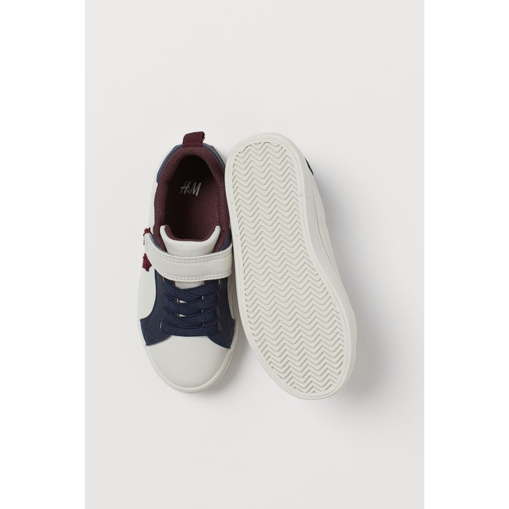 Giày trắng sneaker chữ A HM H&M _hàng chính hãng authentic