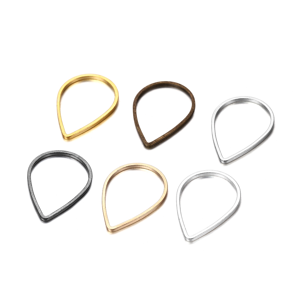 Bộ 30 cái vòng nối hình giọt nước đóng làm cho bông tai trang sức tự làm