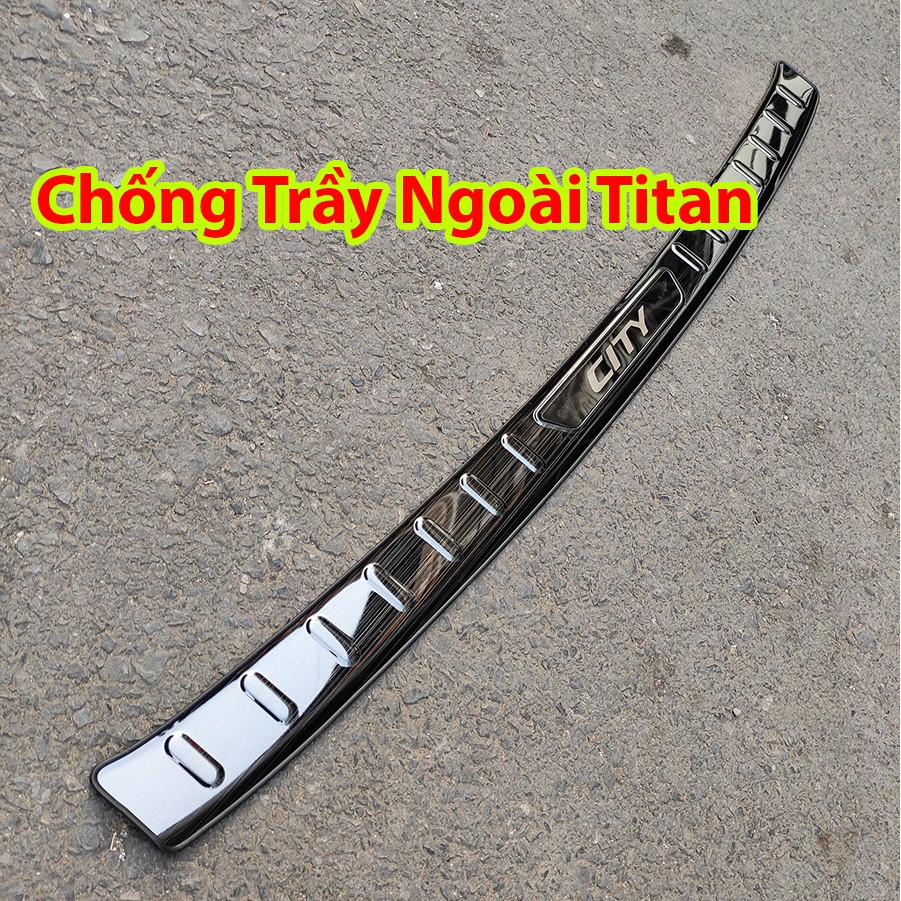 Ốp Chống Trầy Cốp trong, ngoài Titan Xe Honda City 2021, 2022 - Hàng đẹp