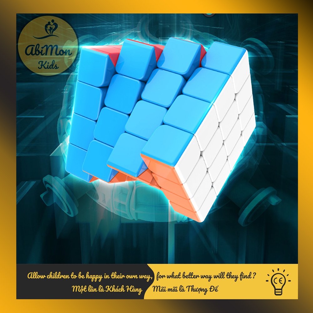 Bộ Rubik 4x4 Lập Phương (QY SpeedCube) ☘️ Montessori cao cấp ✨ (Đồ chơi Gỗ - Đồ chơi Giáo Dục - An toàn - Thông minh)