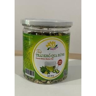 TRÀ TRÁI KHỔ QUA RỪNG - HŨ 45g - HƯƠNG SEN VIỆT - giúp ổn định đường huyết, chống lão hóa, đẹp da,...