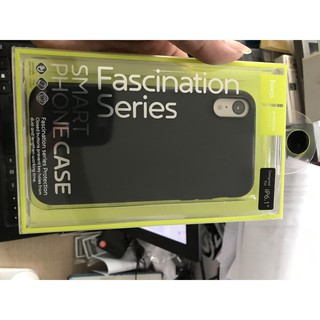 [Mã ELFLASH3 hoàn 10K xu đơn 20K] ỐP lưng silicon màu đen Hoco cho IPhone XR/IPhone X/IPhone XS Max