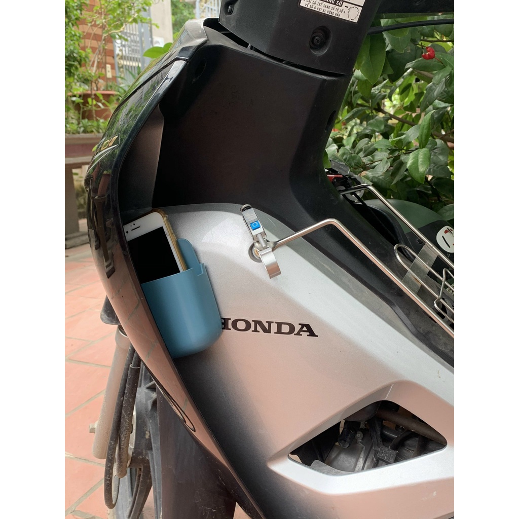 Giá treo sạc dự phòng, điện thoại...+ 2 Miếng dán 3M