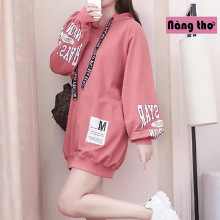 ÁO HOODIE NỮ FORM RỘNG SIÊU DỄ THƯƠNG - Nàng Thơ's Shop