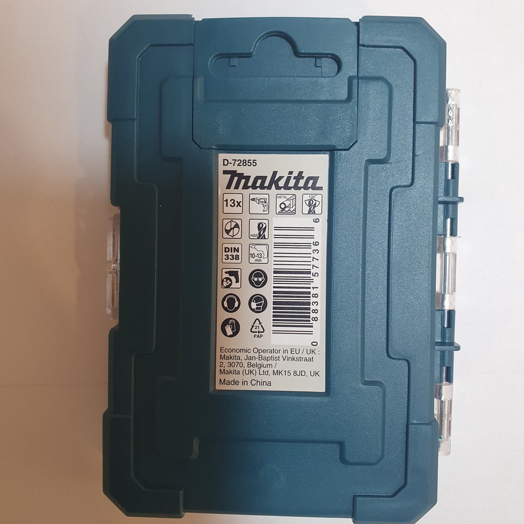 Bộ mũi khoan kim loại HSS-Tin  Makita D-72855