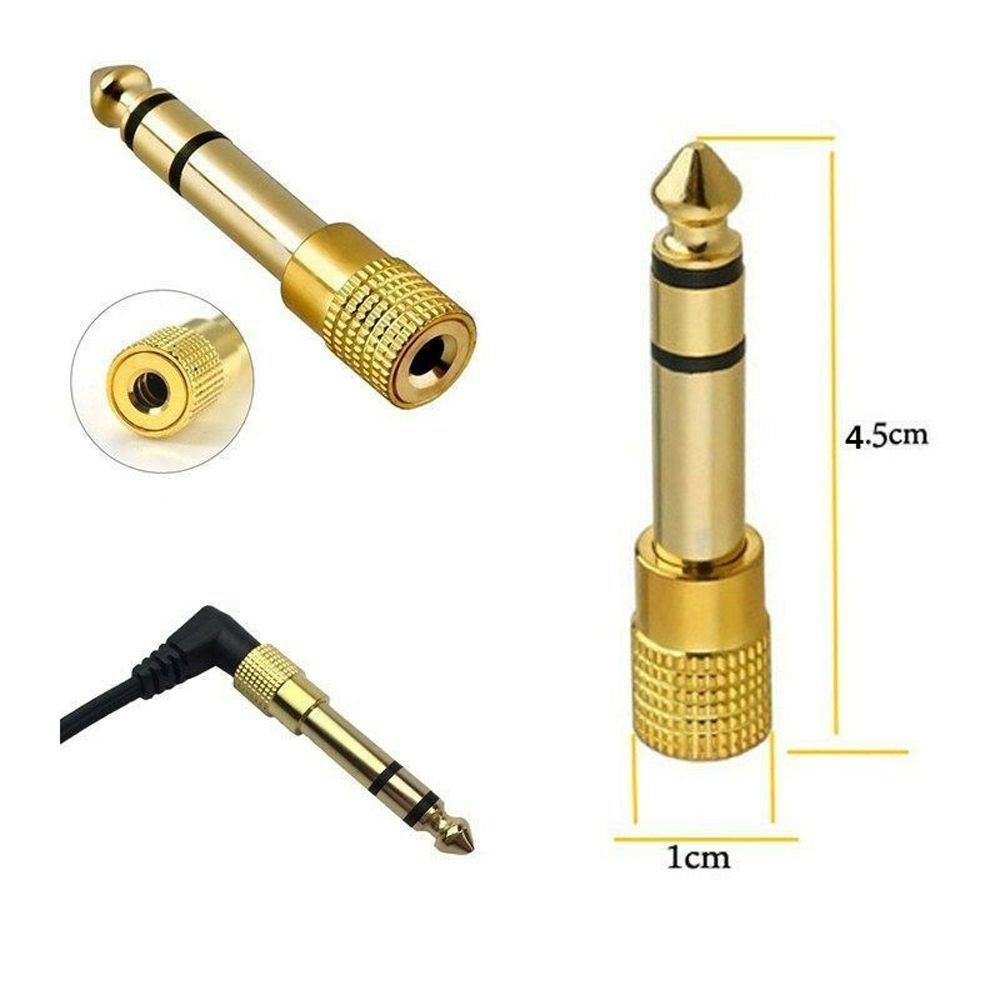 Cáp Chuyển Đổi Âm Thanh Jack Cắm 3.5mm 6.5mm Cho Đàn Guitar