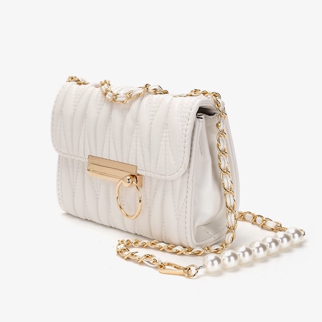 🌸Hàng Order🌸 Túi Xách Nữ CEEKAY Họa Tiết Nắp Gập Khóa Gài Quai Da Phối Xích Sang Chảnh Nữ Tính🌸Hàng Quảng Châu