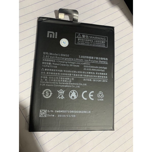 Pin Xiaomi Mi max 2/BM50 xịn linh kiện nhập tq có bảo hành