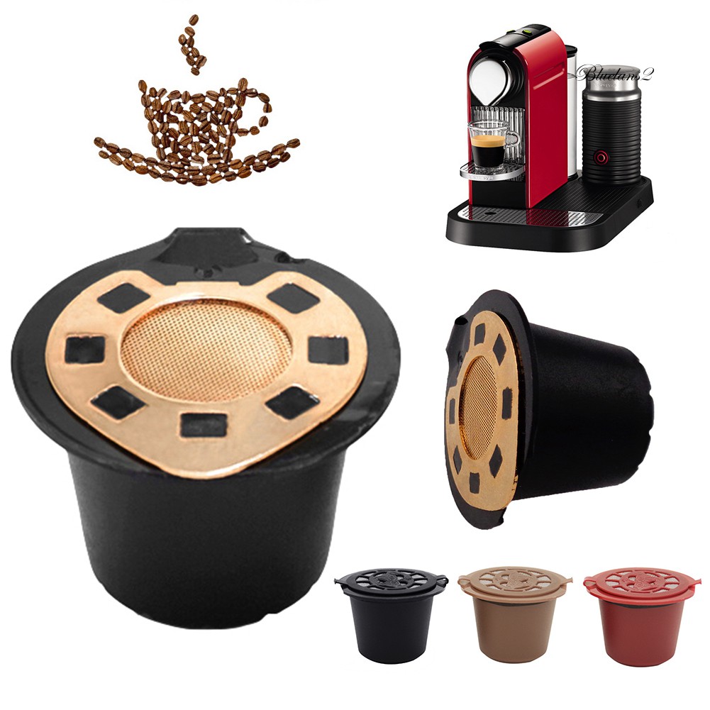 Bộ lọc cà phê tái sử dụng được bằng thép không gỉ cho máy pha cà phê Nespresso