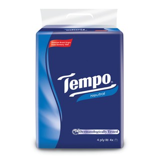 [Bao bì mới/cũ] Lốc 4 gói khăn giấy Tempo Neutral 90 tờ/gói