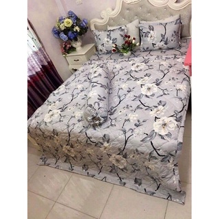 Bộ gra giường 5 món ẢNH THẬT