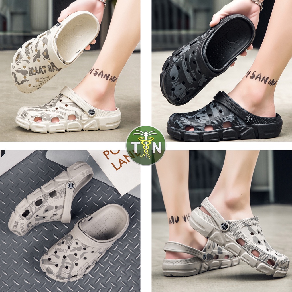 ☘ Dép Crocs, Cross, Dép Sục Chính Hãng Tặng Jibbitz Sticker (Full Box) - Thương Hiệu TN Medical