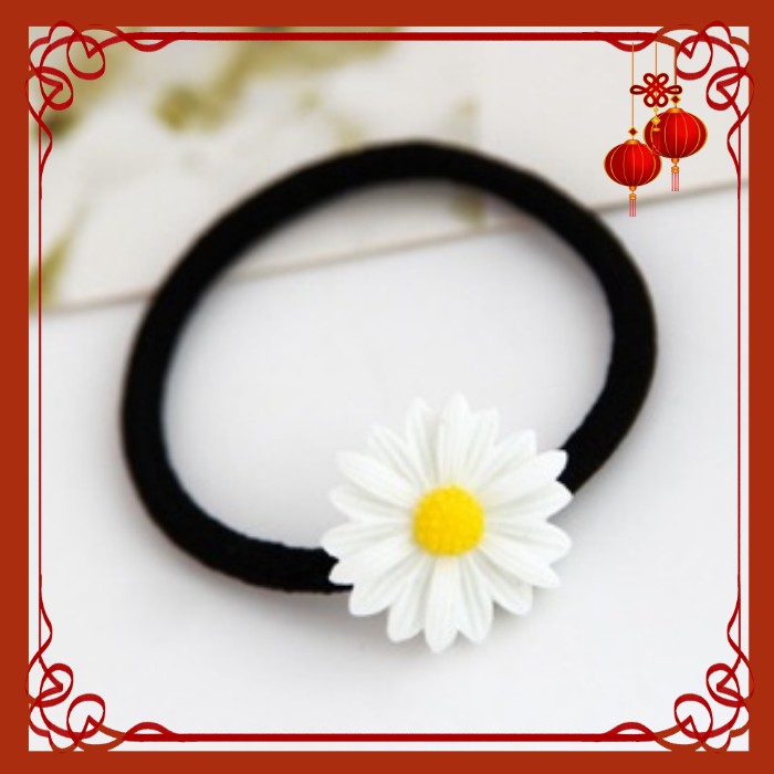 Buộc tóc hoa cúc