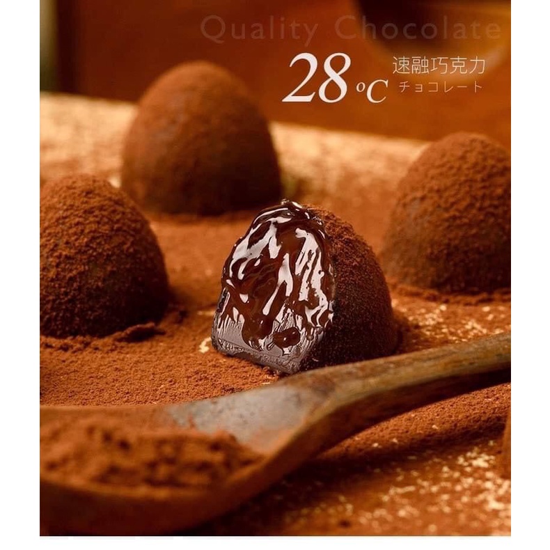 Nama socola 408g - Socola tươi, nama chocolate xô 80 viên
